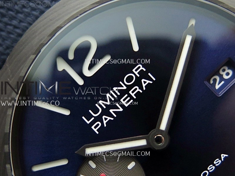 PAM1529 Carbotech VSF 1:1 Best Edition Blue Dial on Blue Kevlar Composite Strap P.9010 Clone